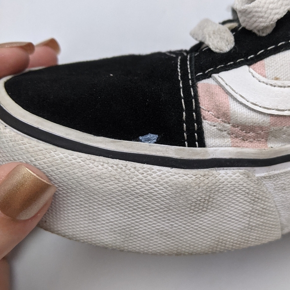 vans • old skool checkerboard platform sneakers - Picture 10 of 10